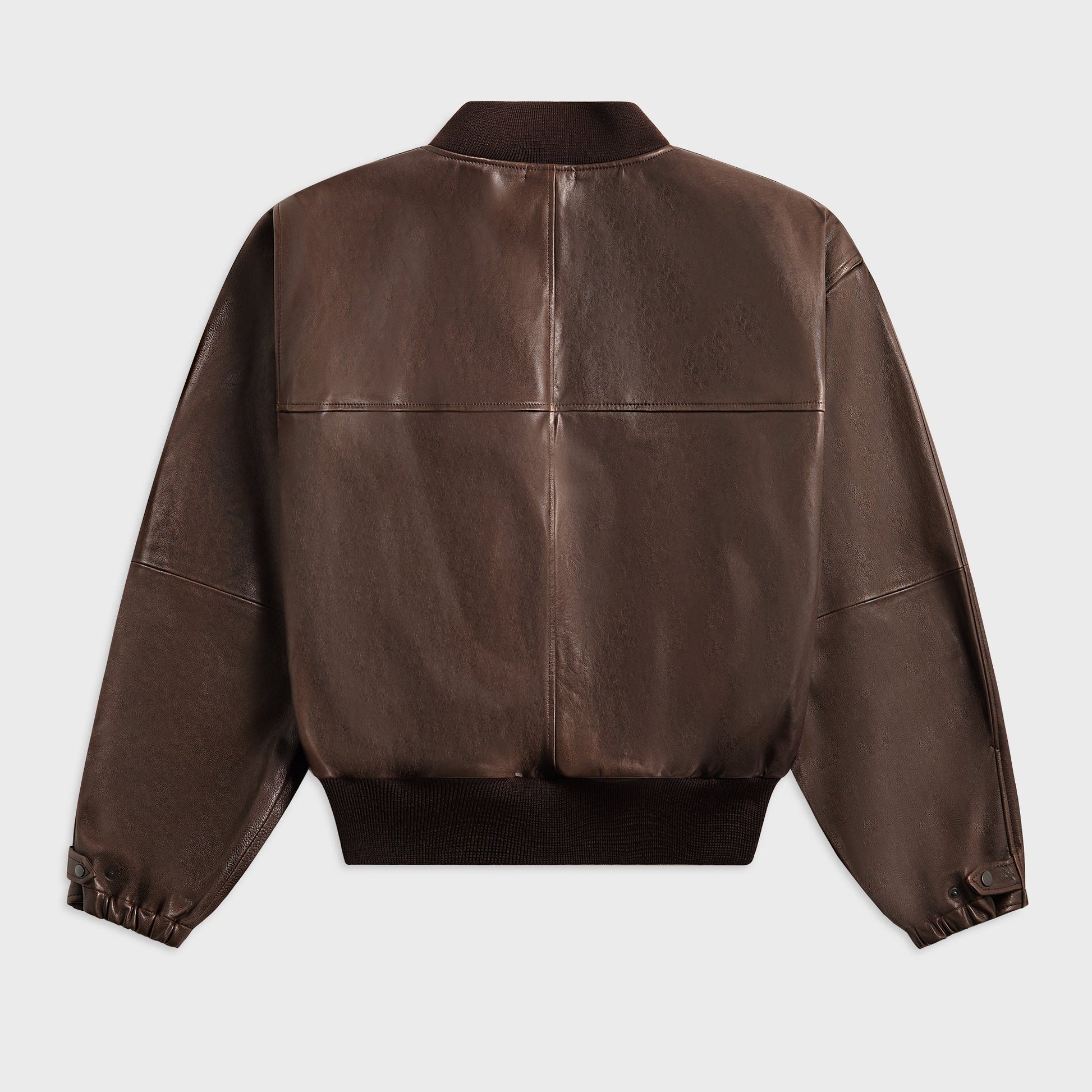 Men Kith Auralee Lamb Leather Flight Blouson - Brown