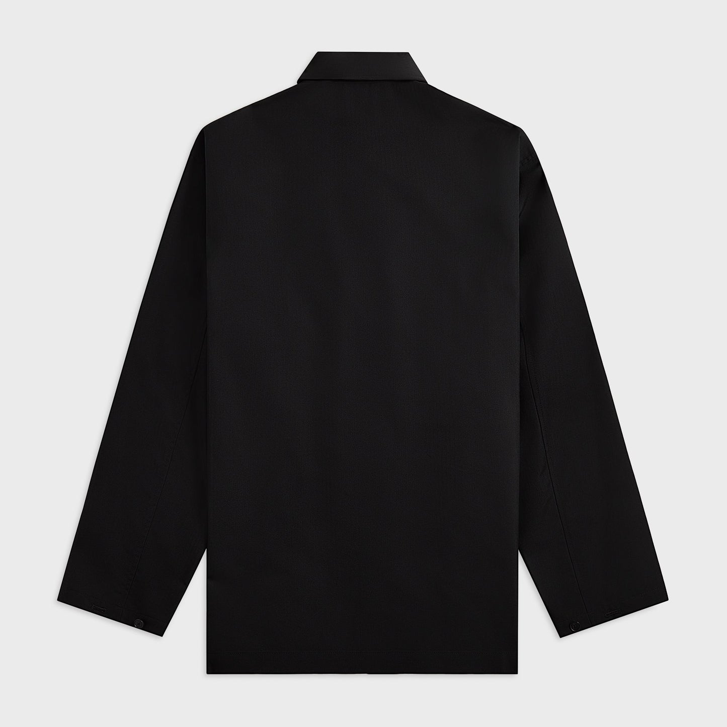Men Kith Auralee Wool Herringbone Over Shirt - Black