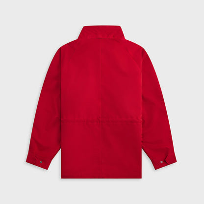 Men Kith Auralee Wool Max Canvas High Neck Zip Blouson - Red