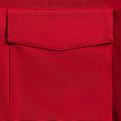 Men Kith Auralee Wool Max Canvas High Neck Zip Blouson - Red