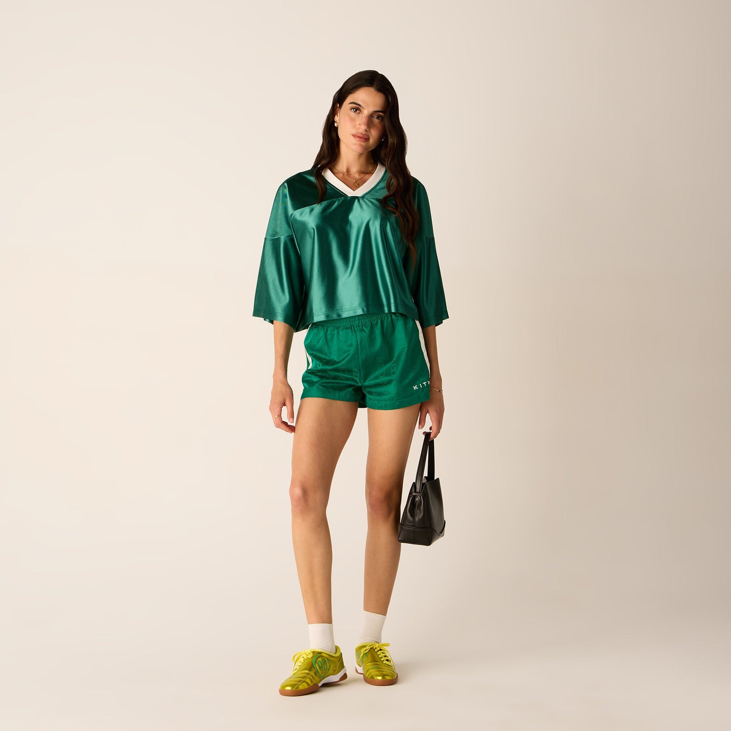 Women Kith Kith Women Nilah II Soccer Shorty - Juniper
