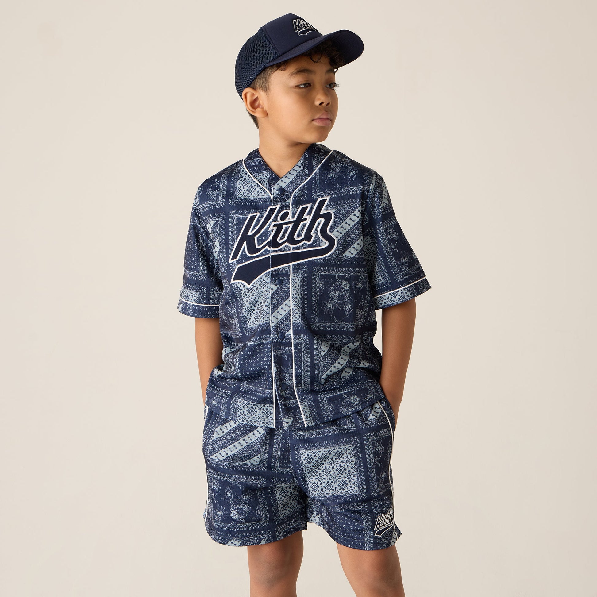 Kids Kith Kith Kids Mesh Bolton Short - Vista