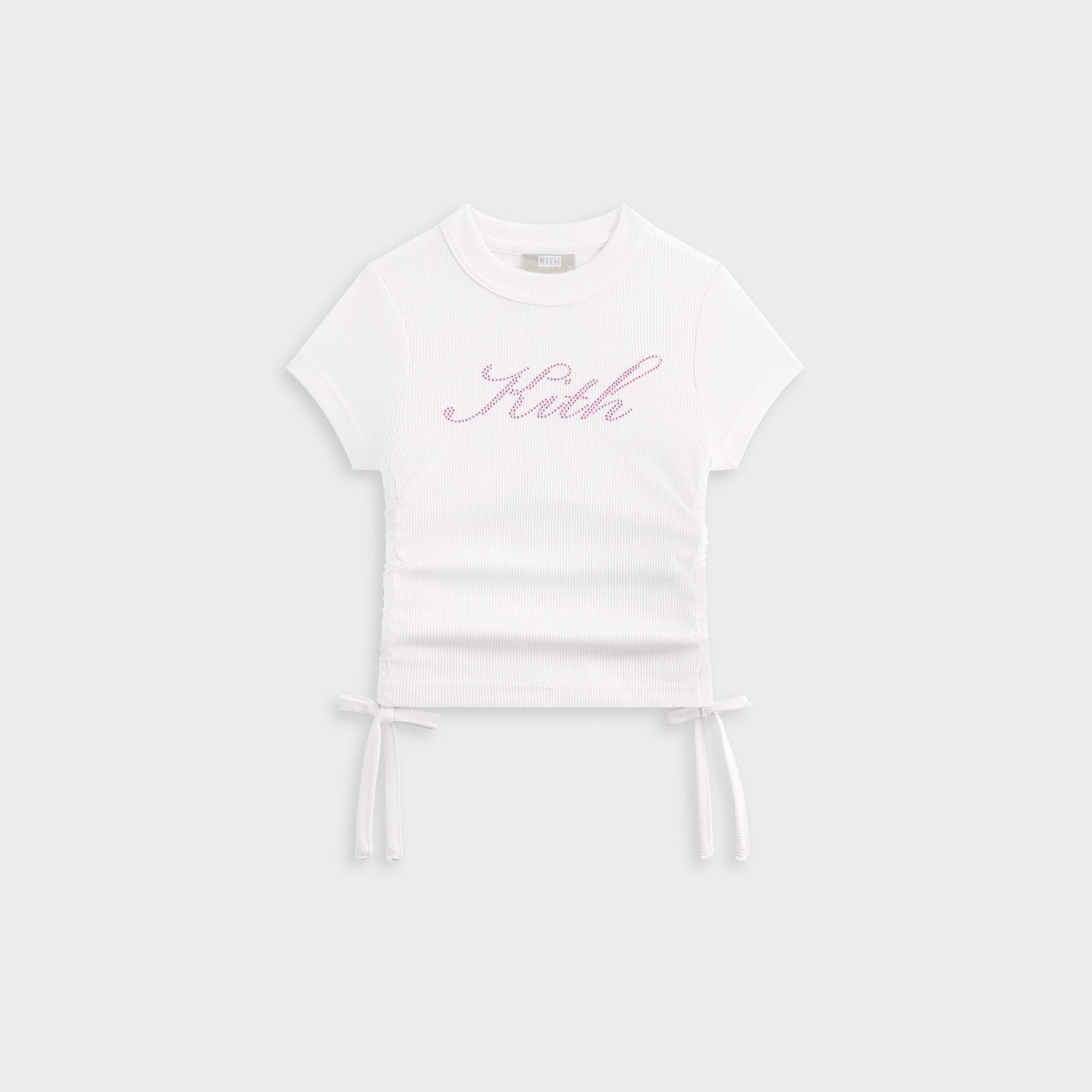 Kids Kith Kith Kids Ruched Mulberry Tee - White