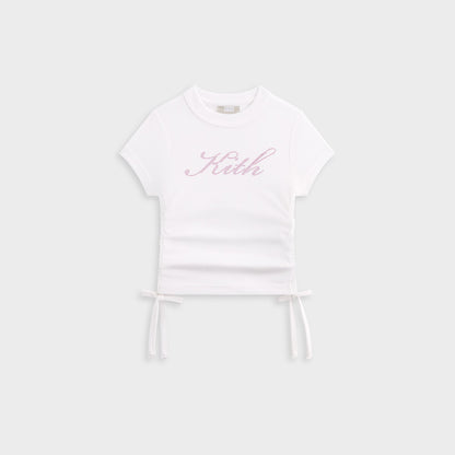 Kids Kith Kith Kids Ruched Mulberry Tee - White
