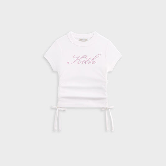 Kids Kith Kith Kids Ruched Mulberry Tee - White