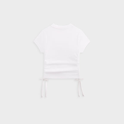 Kids Kith Kith Kids Ruched Mulberry Tee - White