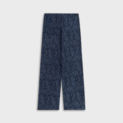 Women Kith Kith Women Ida Wavy Jacquard Pant - Nocturnal