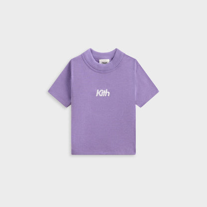 Kids Kith Kith Baby Rib Mulberry Tee - Iris