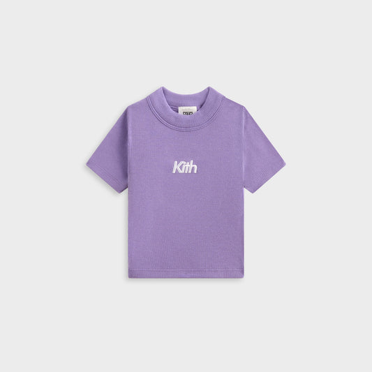 Kids Kith Kith Baby Rib Mulberry Tee - Iris