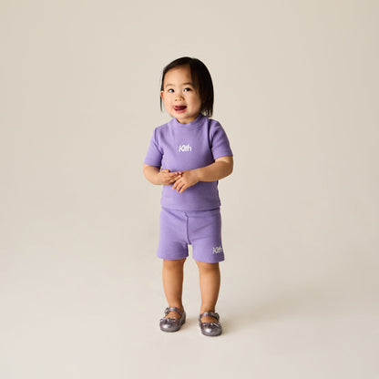 Kids Kith Kith Baby Rib Mulberry Tee - Iris