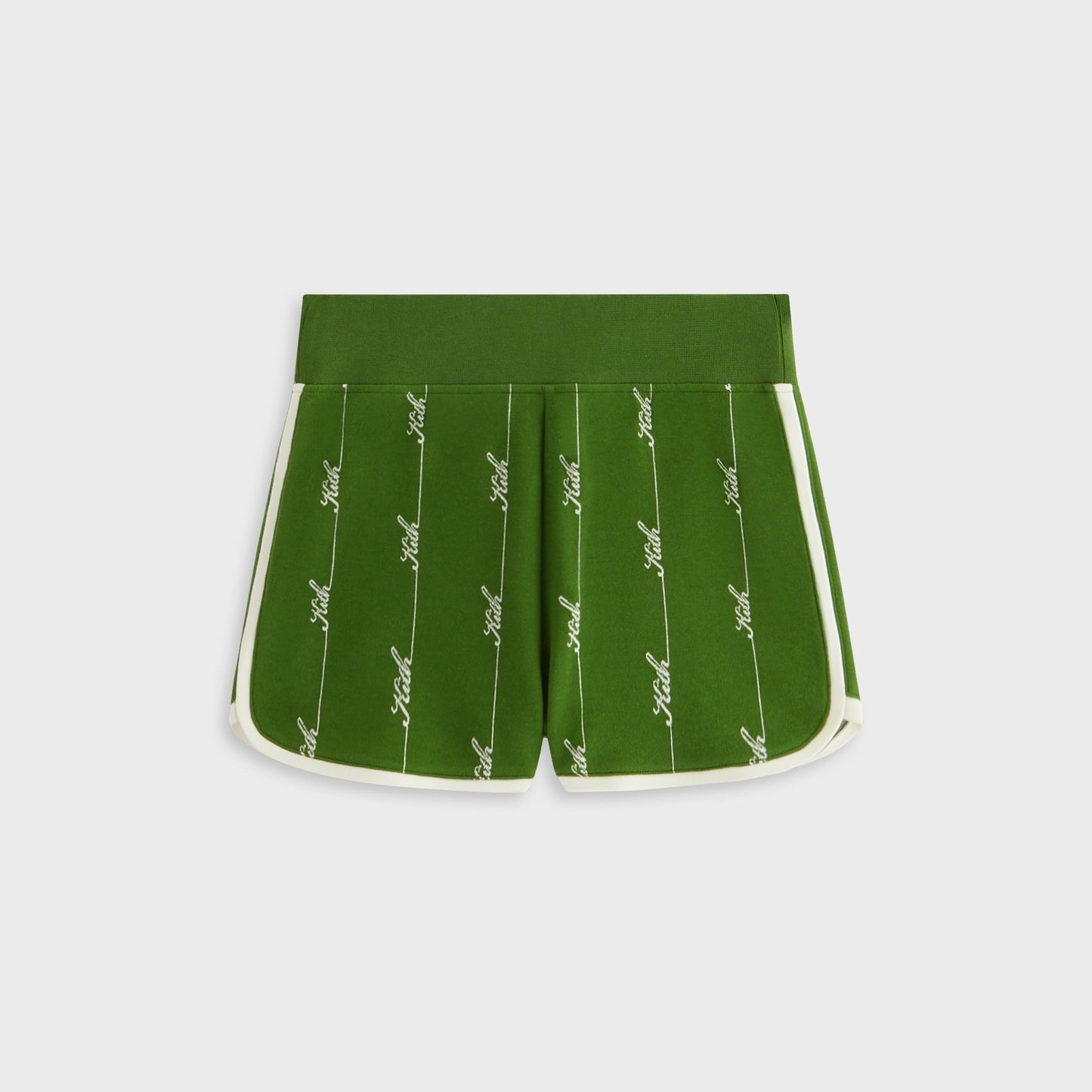 Women Kith Kith Women Mica Pique Logo Knit Short - Turf