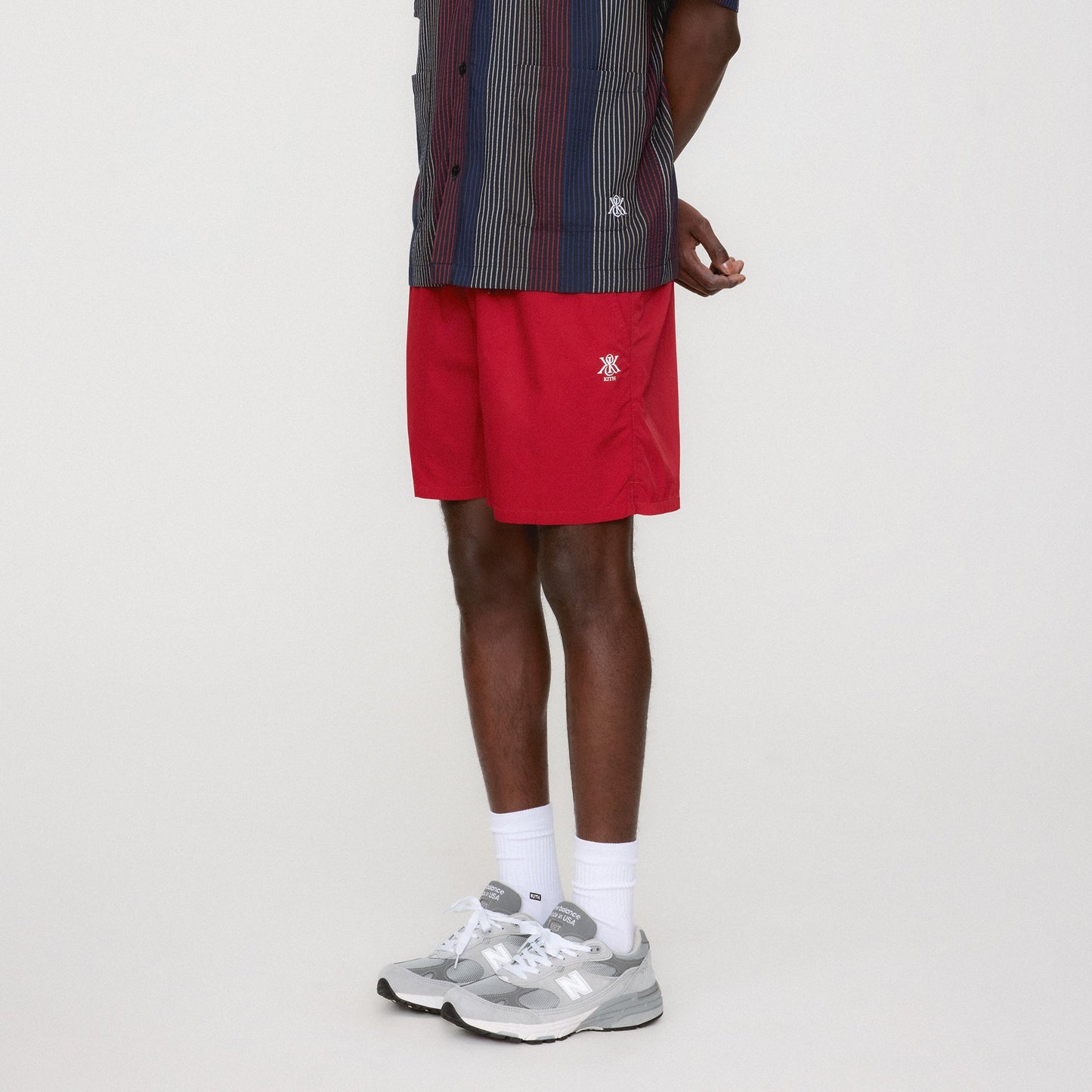 Men Kith Kith Twill Collins Swim Short - Allure