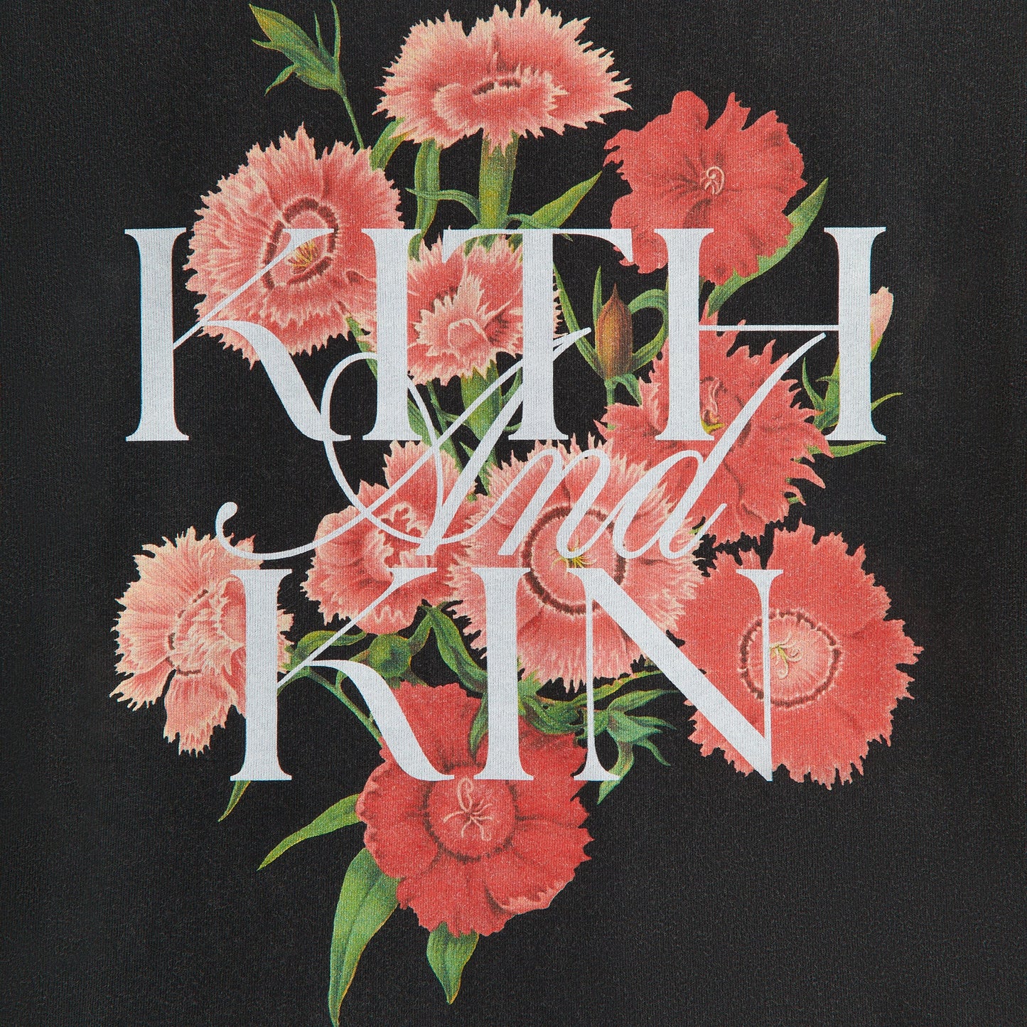 Women Kith Kith Women Floral Vintage Tee - Black