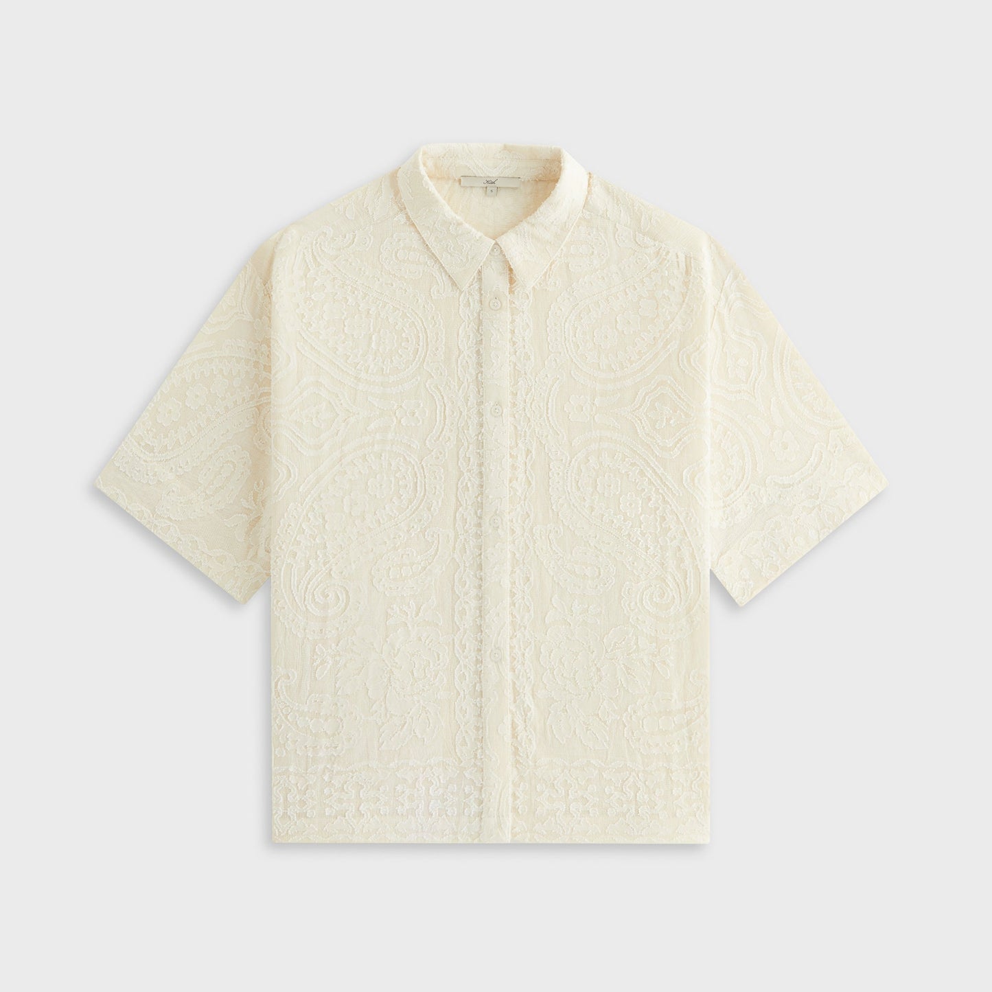 Women Kith Kith Women Mari Paisley Gauze Shirt - Waffle