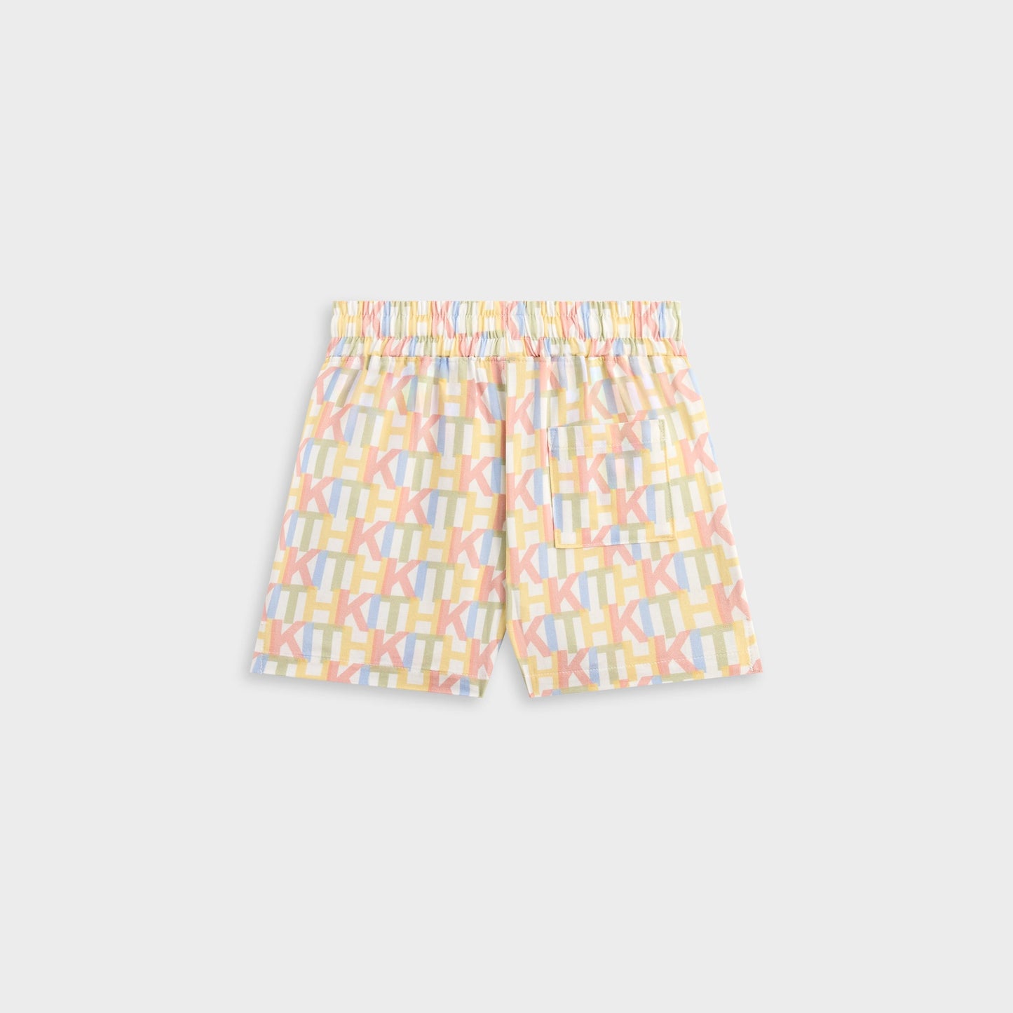 Kids Kith Kith Kids Monogram Thompson Camp Short - Silk