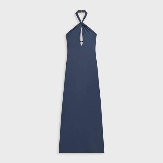 Women Kith Kith Women Sasha Halter Maxi Dress - Nocturnal