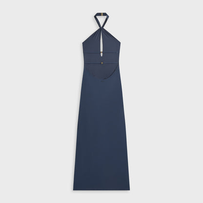 Women Kith Kith Women Sasha Halter Maxi Dress - Nocturnal