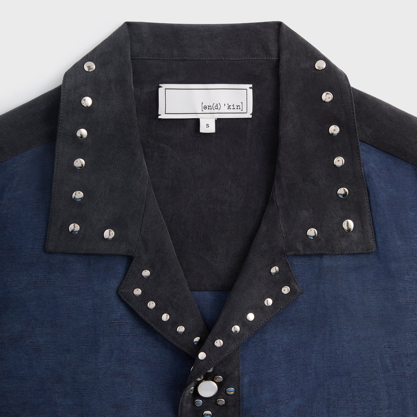 Men Kith &Kin Sawyer Short Sleeve Camp Collar Shirt - Nocturnal