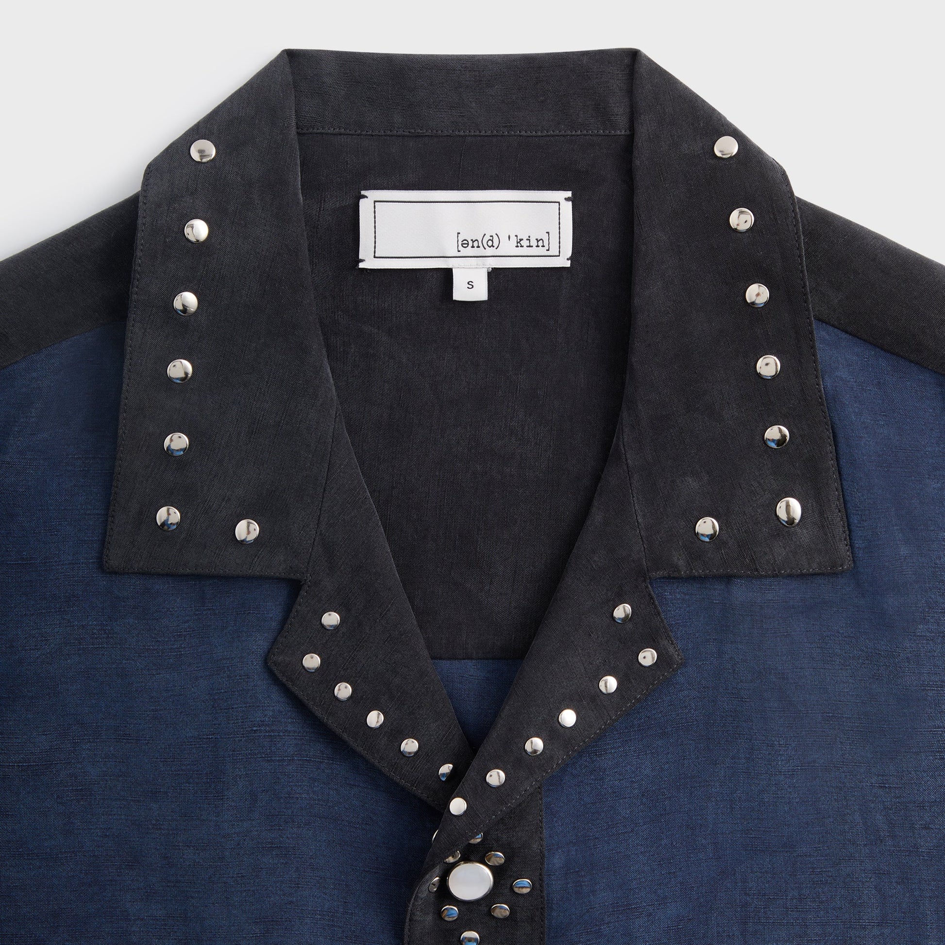 Men Kith &Kin Sawyer Short Sleeve Camp Collar Shirt - Nocturnal