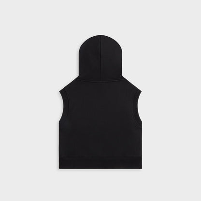 Kids Kith Kith Kids Pathways Sleeveless Hoodie - Black