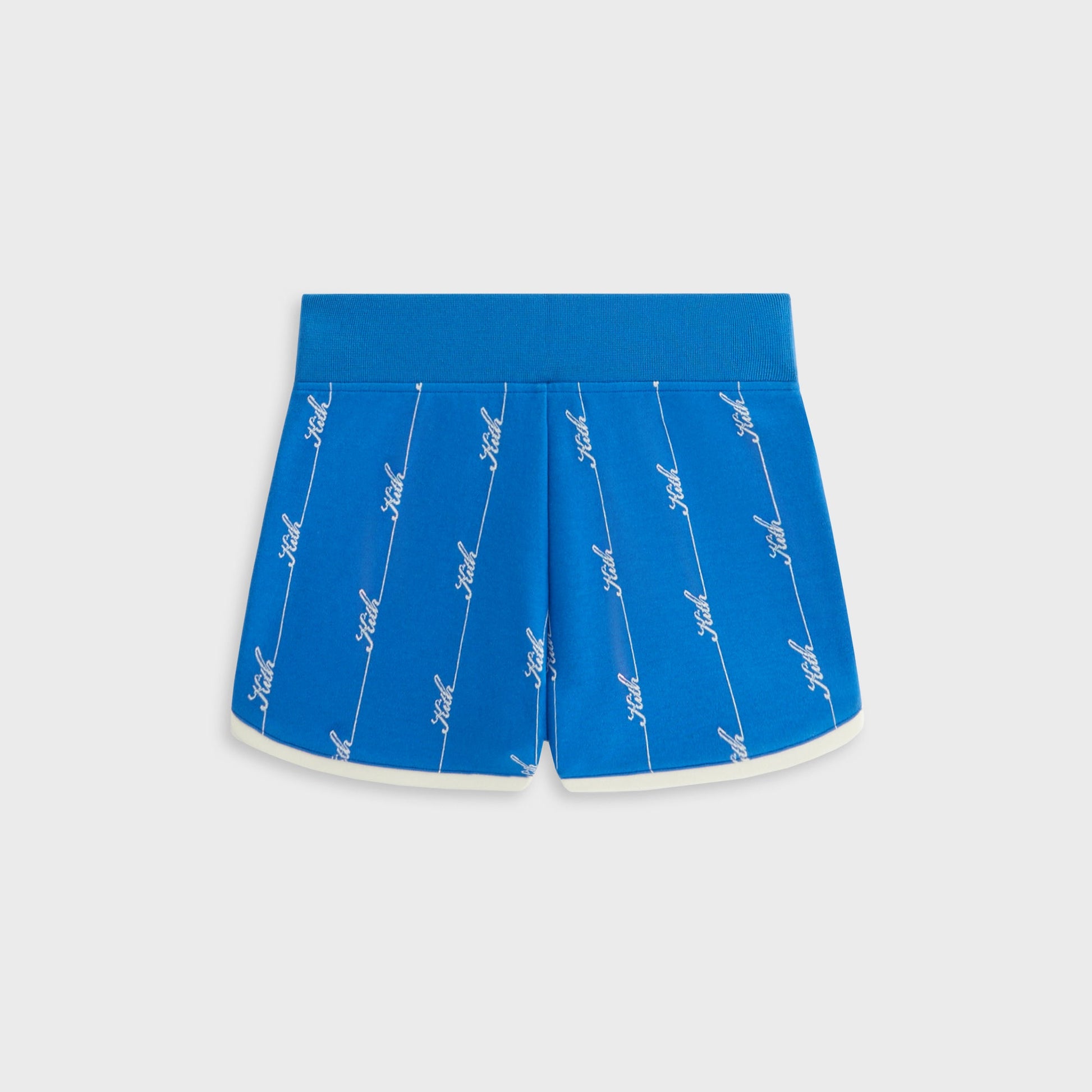 Women Kith Kith Women Mica Pique Logo Knit Short - Royal