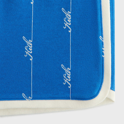Women Kith Kith Women Mica Pique Logo Knit Short - Royal