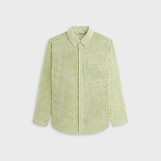 Women Kith Kith Women Ora II Clipped Jacquard Shirt - Vera