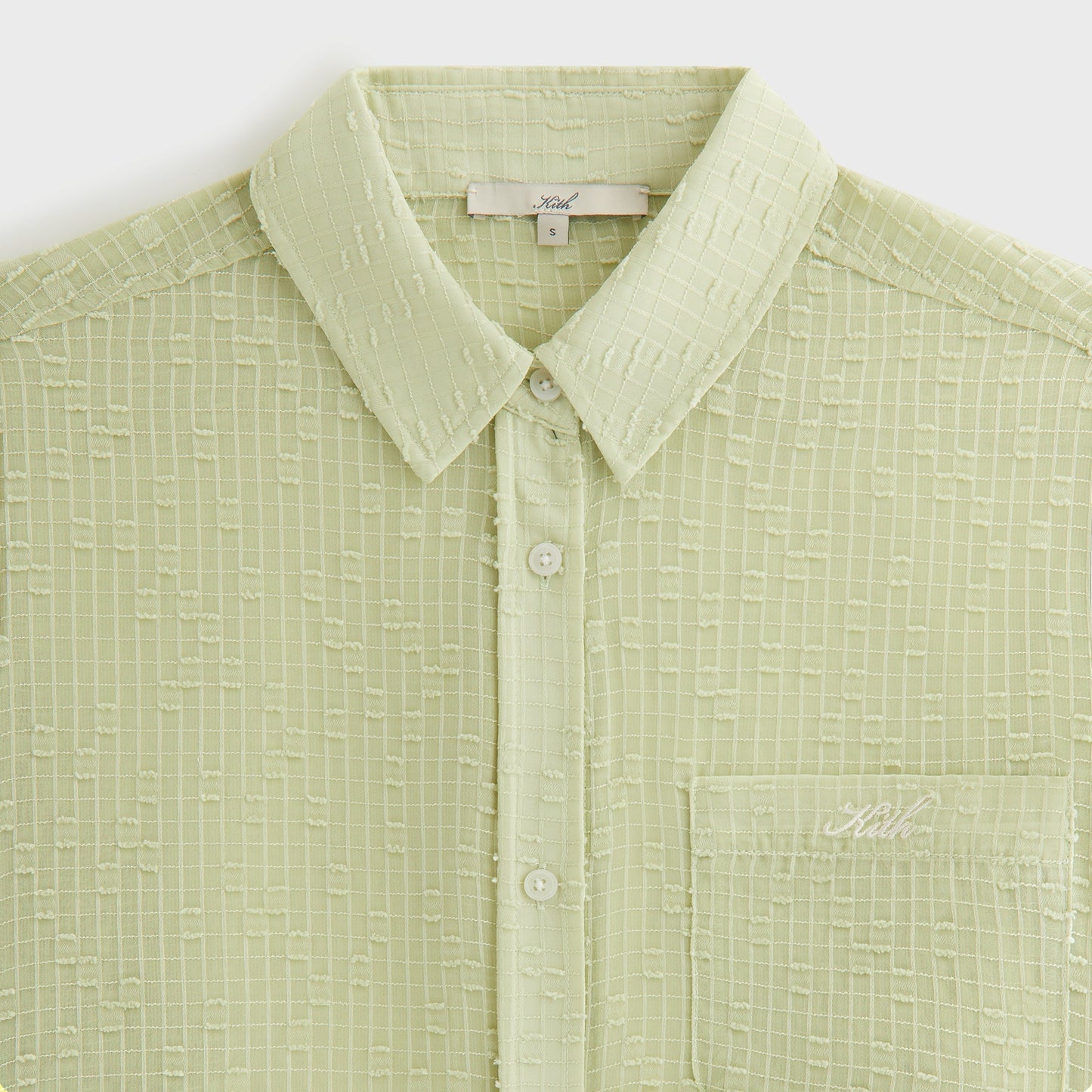 Women Kith Kith Women Ora II Clipped Jacquard Shirt - Vera