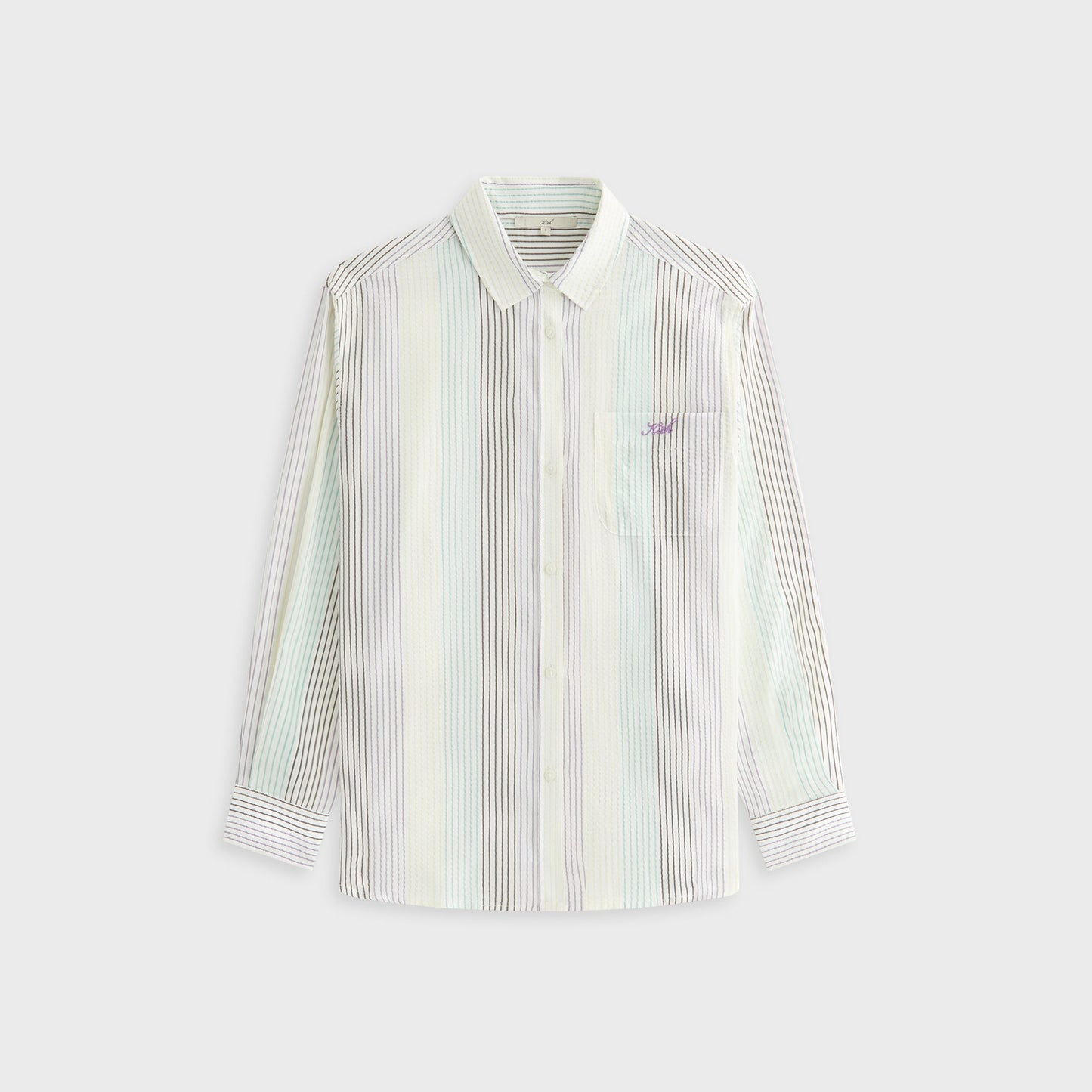 Women|Kids Kith Kith Women Ora II Seersucker Shirt - Mykonos