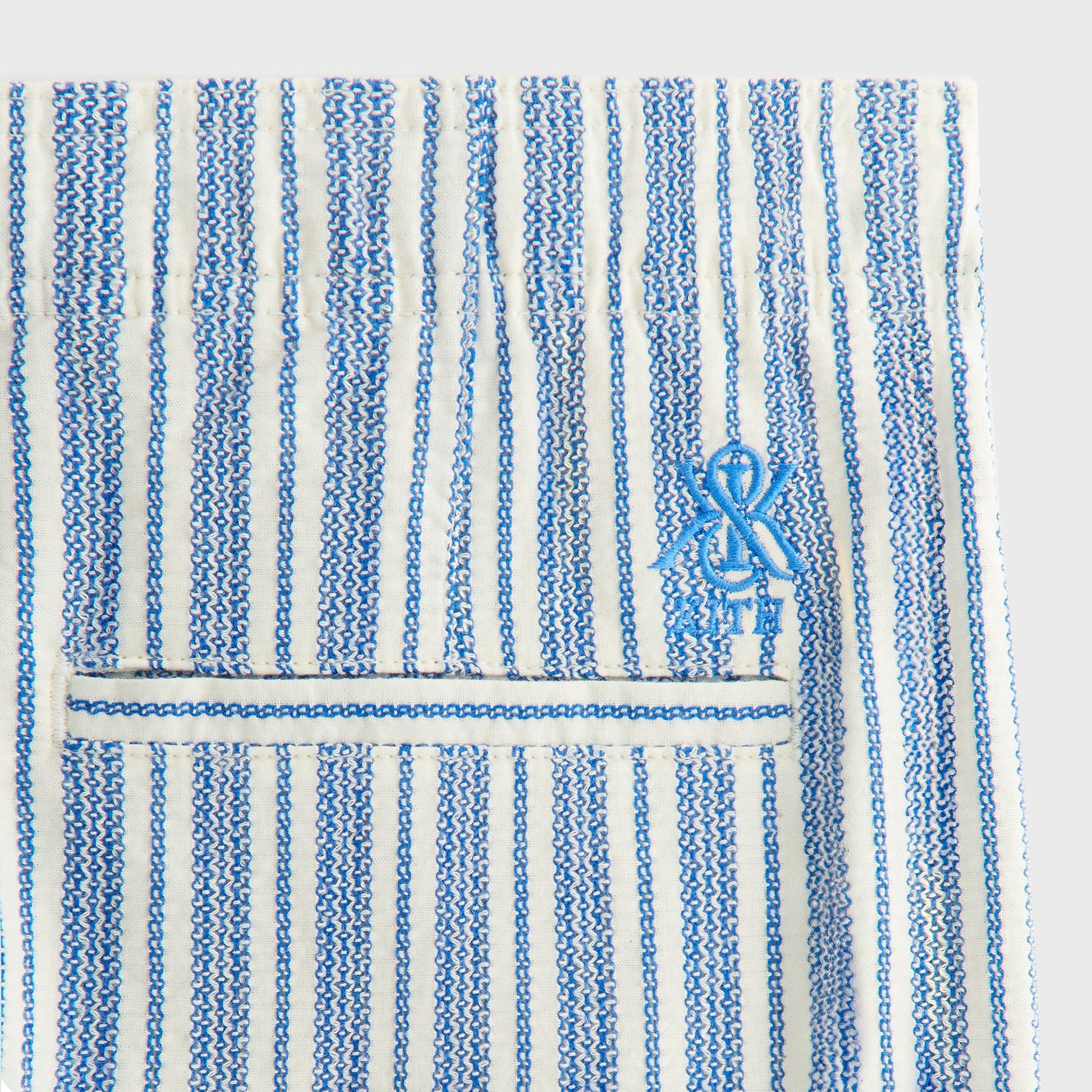 Women Kith Kith Women Miles II Dobby Stripe Pants - Royal