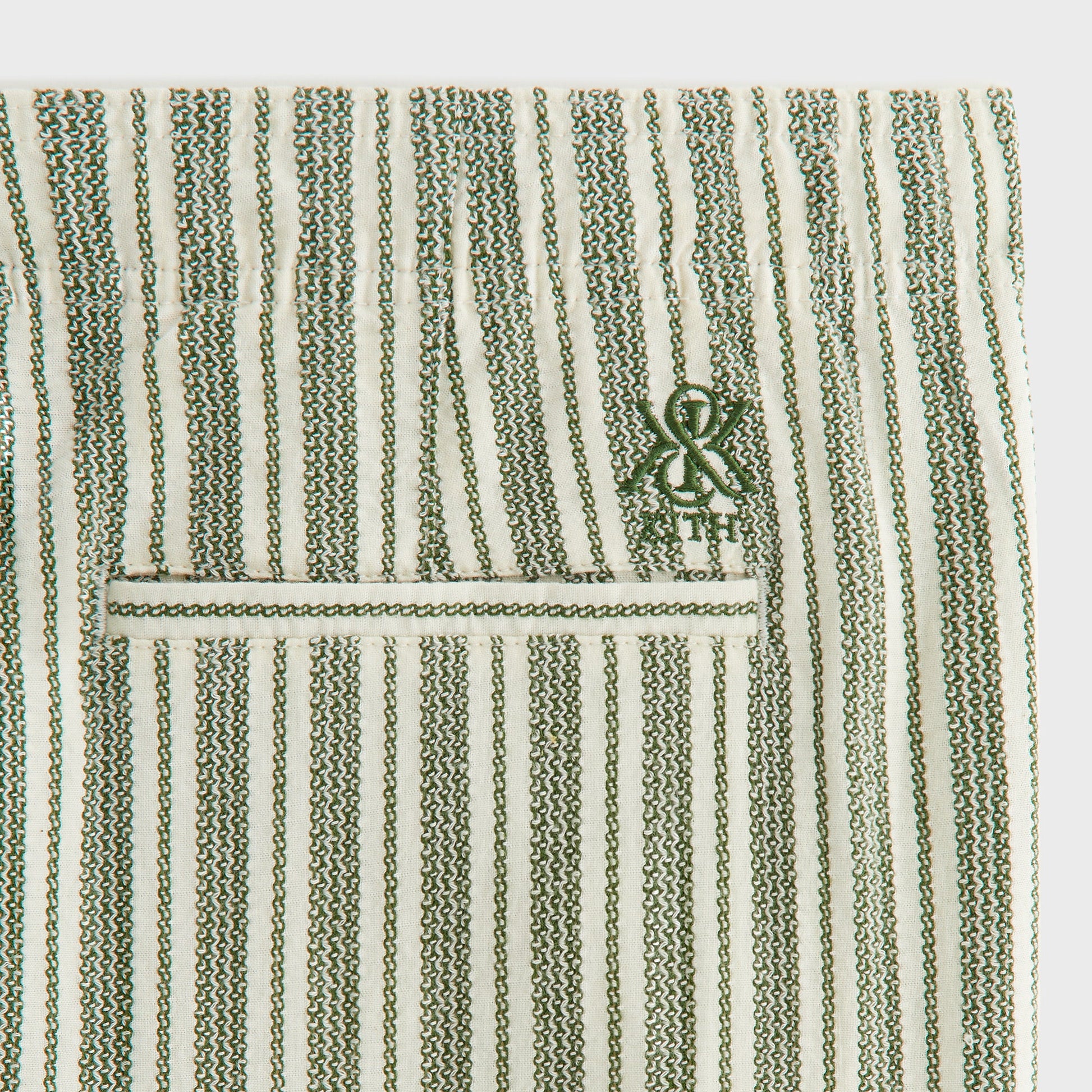 Women Kith Kith Women Miles II Dobby Stripe Pants - Turf
