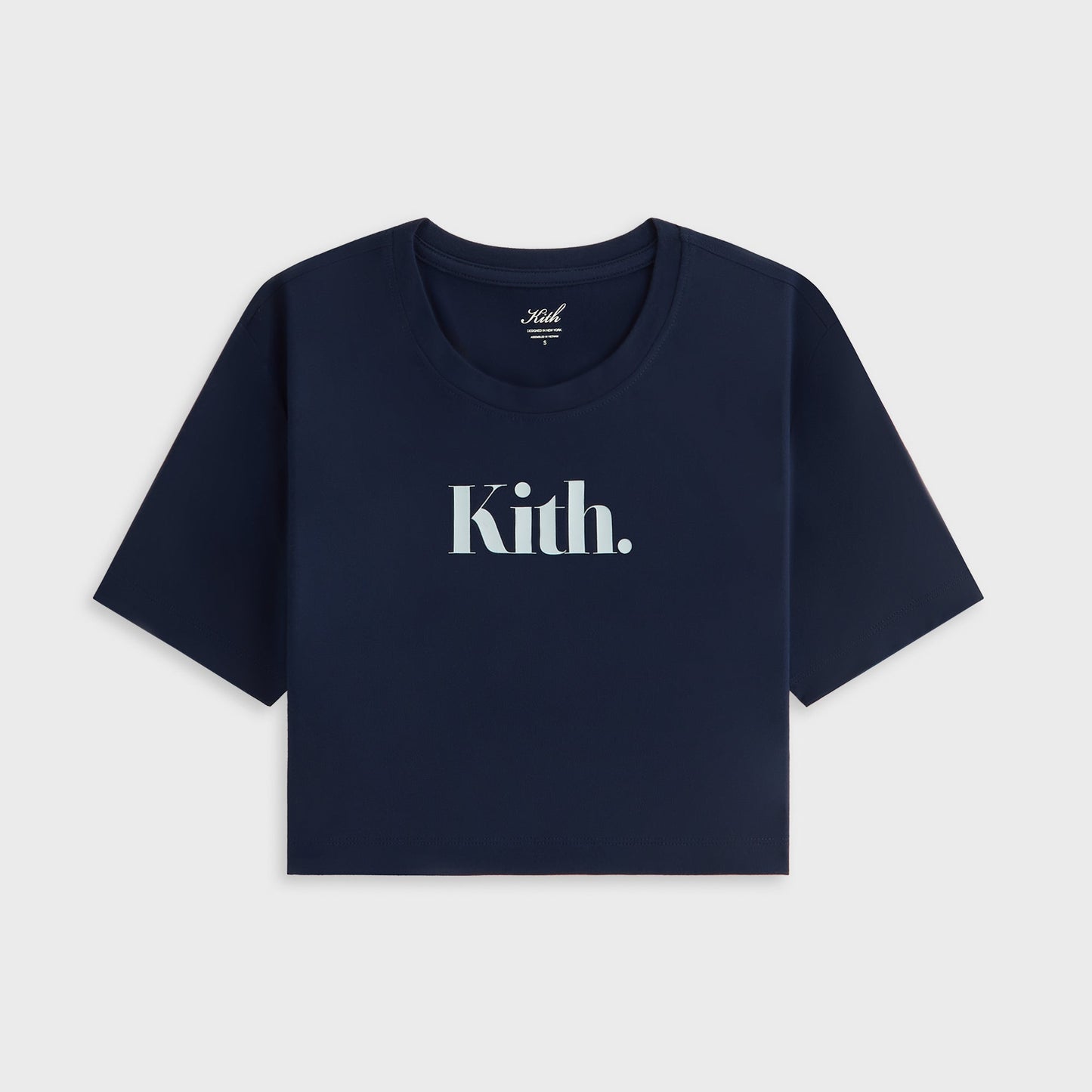 Women Kith Kith Women Misha Super Crop Tee - Nocturnal