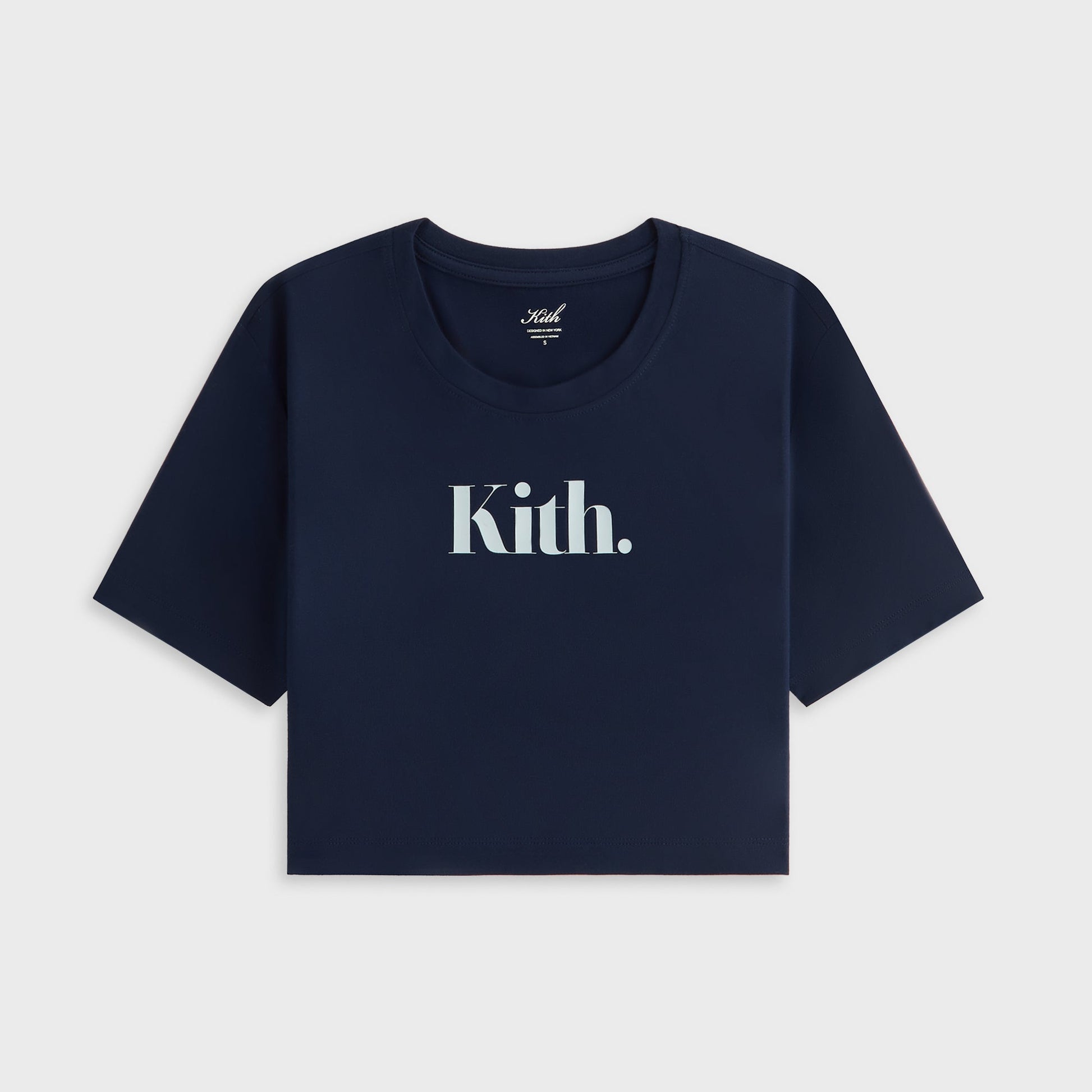 Women Kith Kith Women Misha Super Crop Tee - Nocturnal