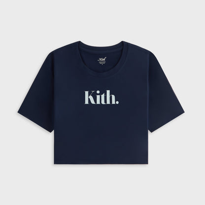 Women Kith Kith Women Misha Super Crop Tee - Nocturnal