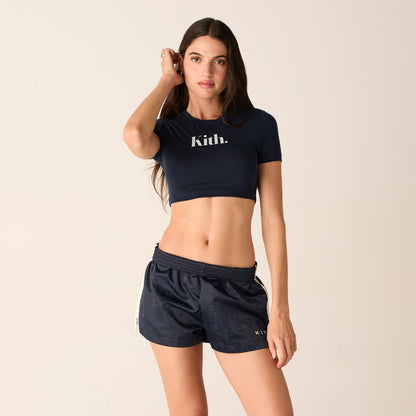 Women Kith Kith Women Misha Super Crop Tee - Nocturnal