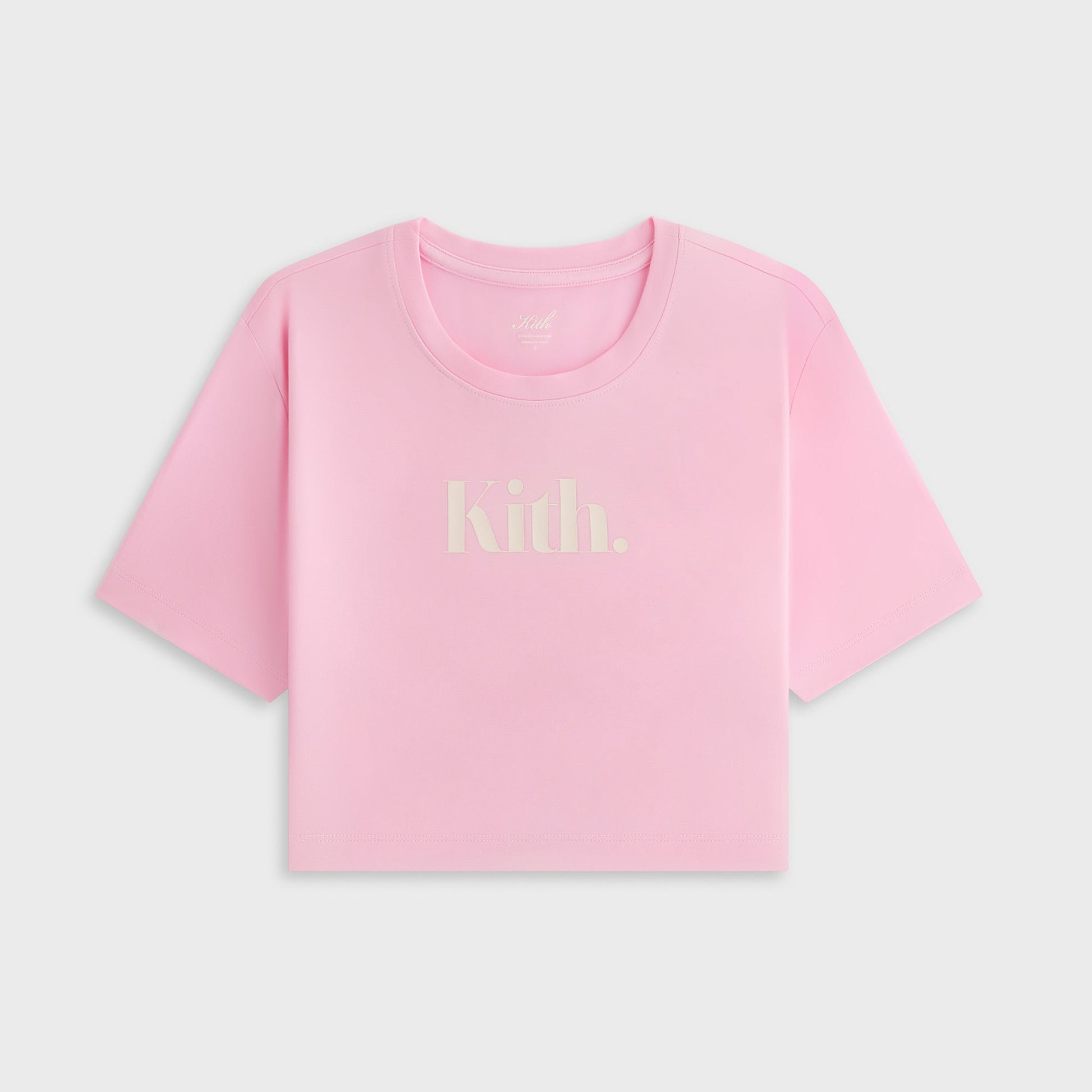 Women Kith Kith Women Misha Super Crop Tee - Bubble