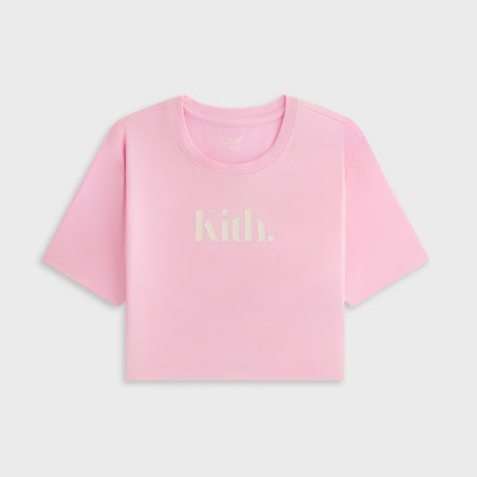 Women Kith Kith Women Misha Super Crop Tee - Bubble