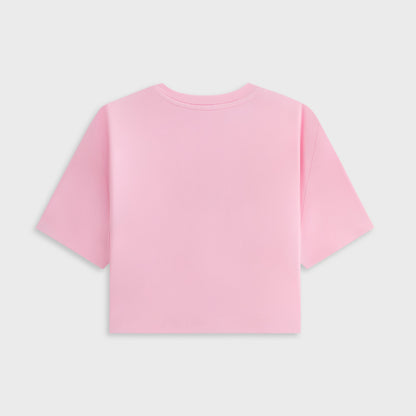 Women Kith Kith Women Misha Super Crop Tee - Bubble