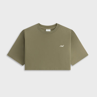Women Kith Kith Women Fei Cropped Tee - Canopy