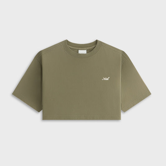 Women Kith Kith Women Fei Cropped Tee - Canopy