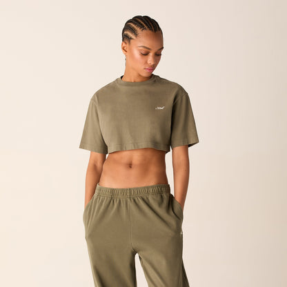 Women Kith Kith Women Fei Cropped Tee - Canopy