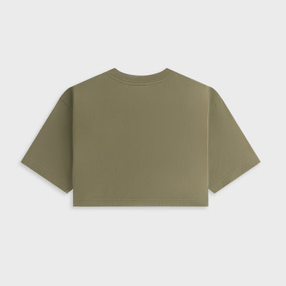 Women Kith Kith Women Fei Cropped Tee - Canopy