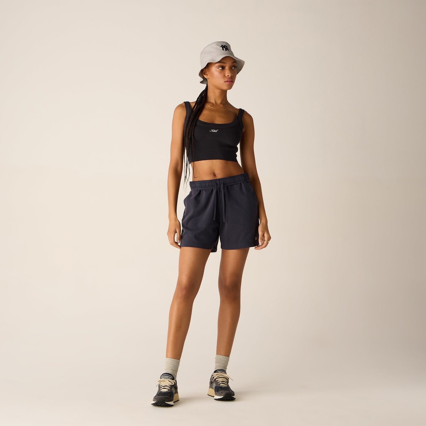 Women Kith Kith Women Rayne II Sweatshorts - Nocturnal