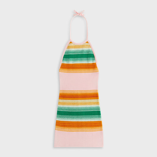 Women Kith Kith Women Ami Halter Multi Sweater Dress - Midsummer