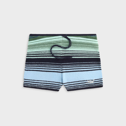Women Kith Kith Women Avyn Multi Micro Sweater Short - Celeste