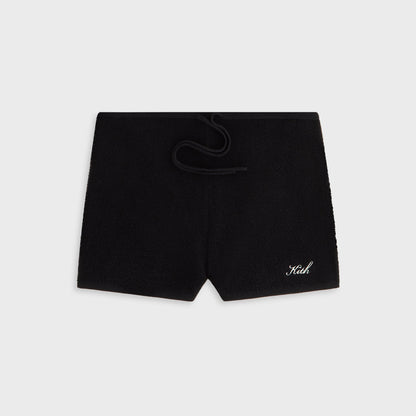 Women Kith Kith Women Avyn Micro Sweater Short - Black