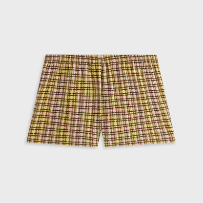 Women Kith Kith Women Ida II Bubble Check Boxer Short - Protea