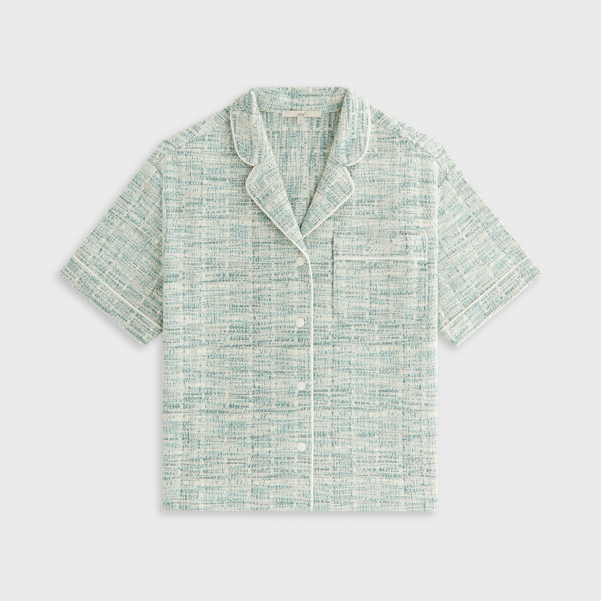 Women Kith Kith Women Tweed Camp Shirt - Mykonos