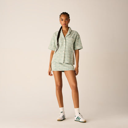 Women Kith Kith Women Tweed Sven Skort - Mykonos