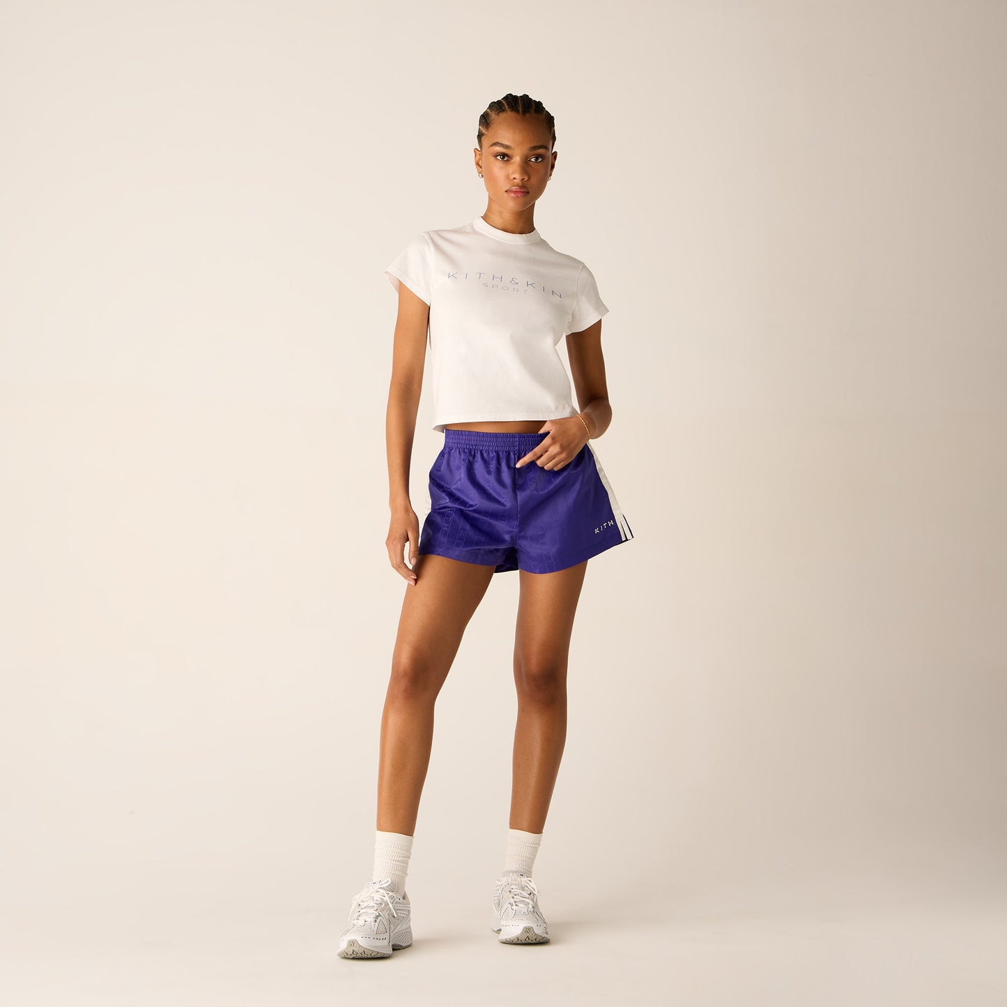 Women Kith Kith Women Nilah II Soccer Shorty - Trophy